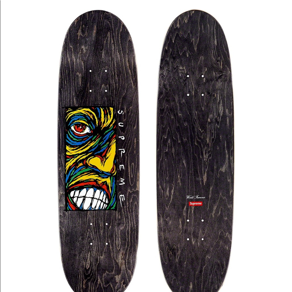 Supreme Disturbed Skateboard Deck Black Box Logo